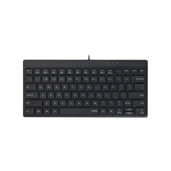 Rapoo NK8000 USB Wired Compact Keyboard – Black
