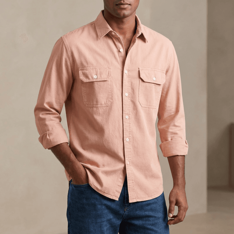 Full sleeves double pocket Shirt