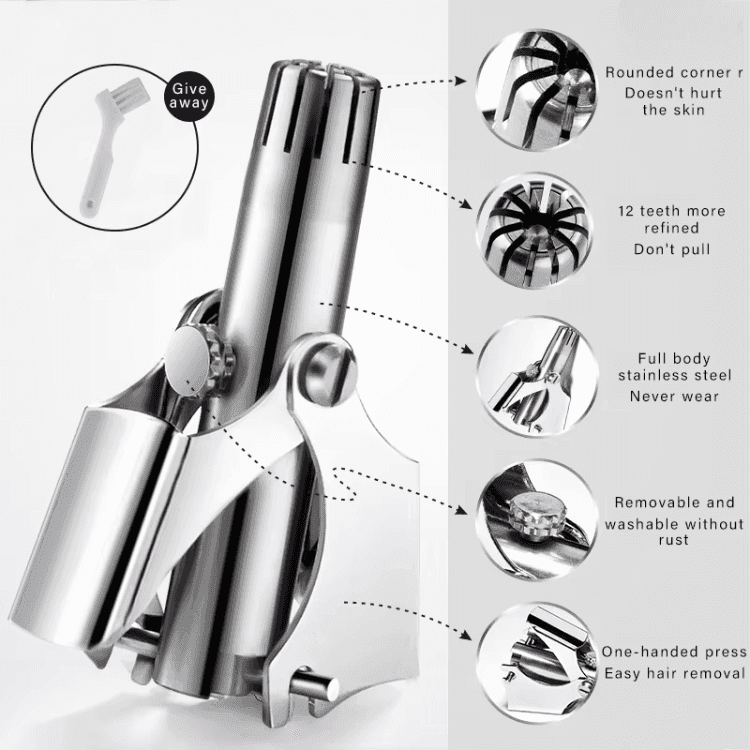 Manual Nose Hair Trimmer