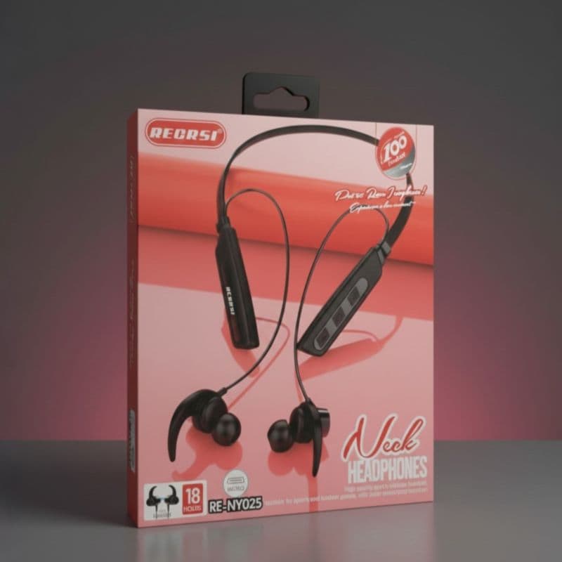 Recrsi Neckband Headphone NY25
