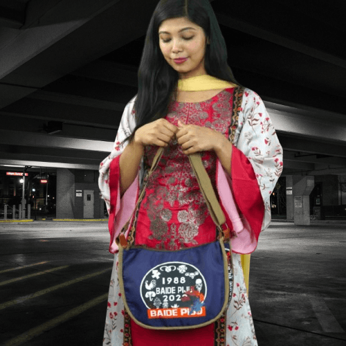 Messenger Shoulder Tide Bag ( blu colore )