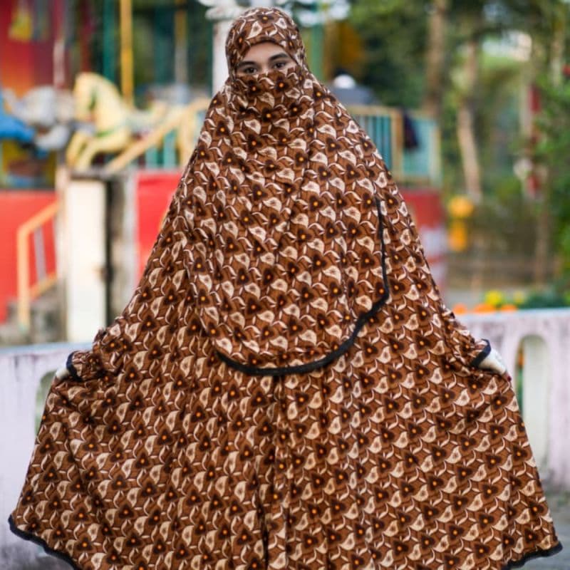 Elegant Palazzo long Khimar Set