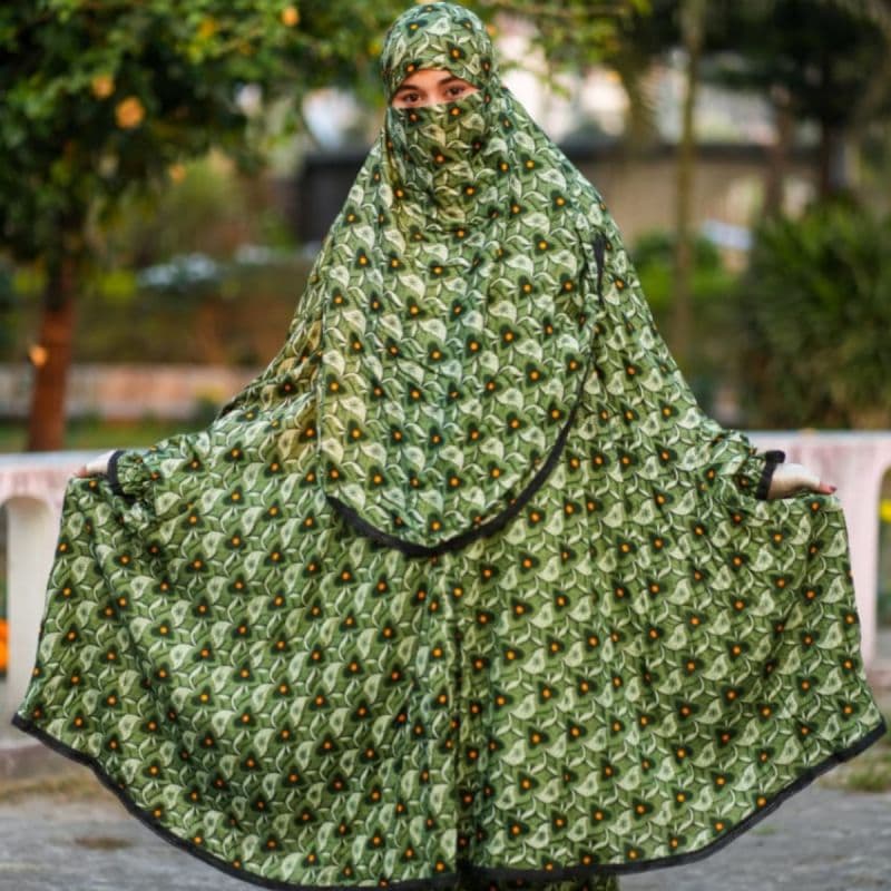 Elegant Palazzo long Khimar Set