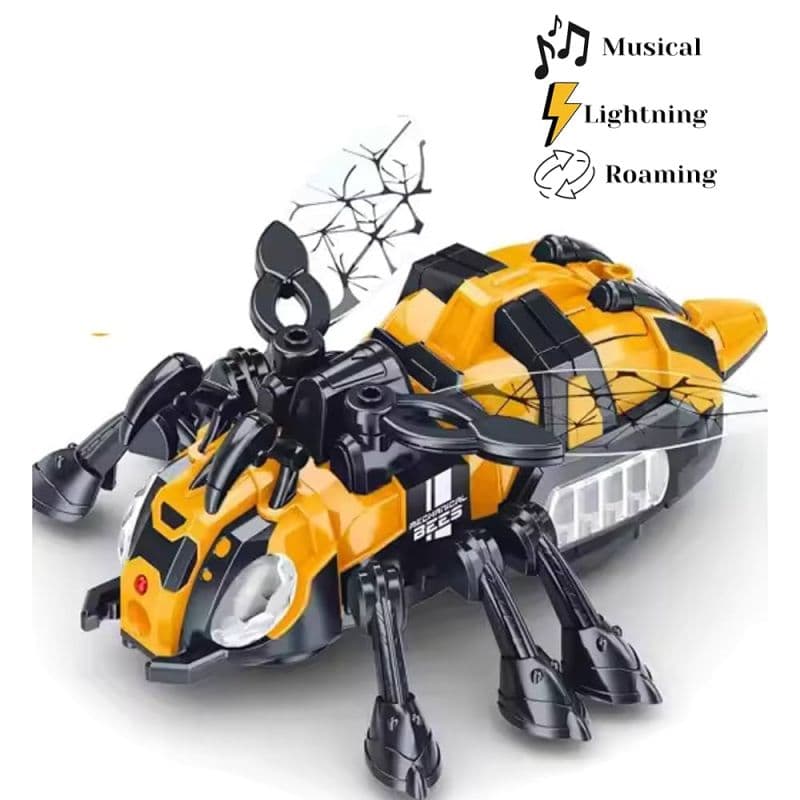 Interactive Crawling Bee Toy with Lights & Music