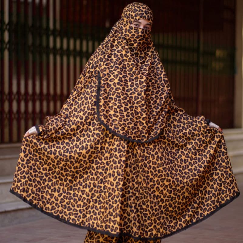 Elegant Palazzo long Khimar Set