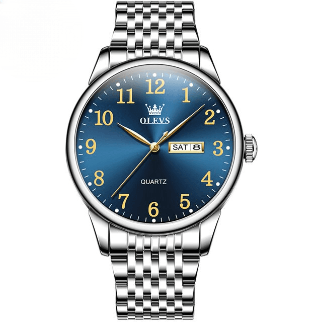 Olevs 5535S Stainless Steel Analog Watch For Men